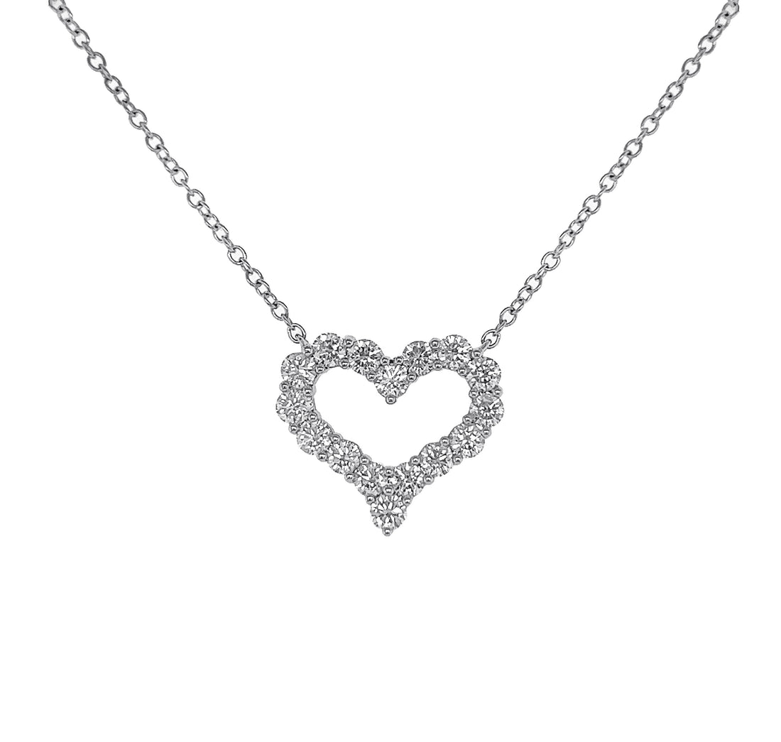 18kt White Gold Diamond Pendant