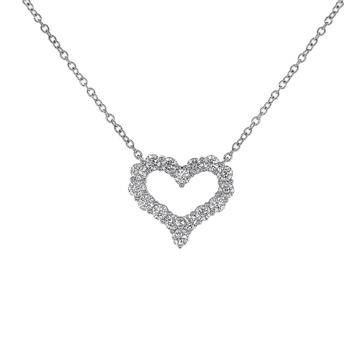 18kt White Gold Diamond Pendant