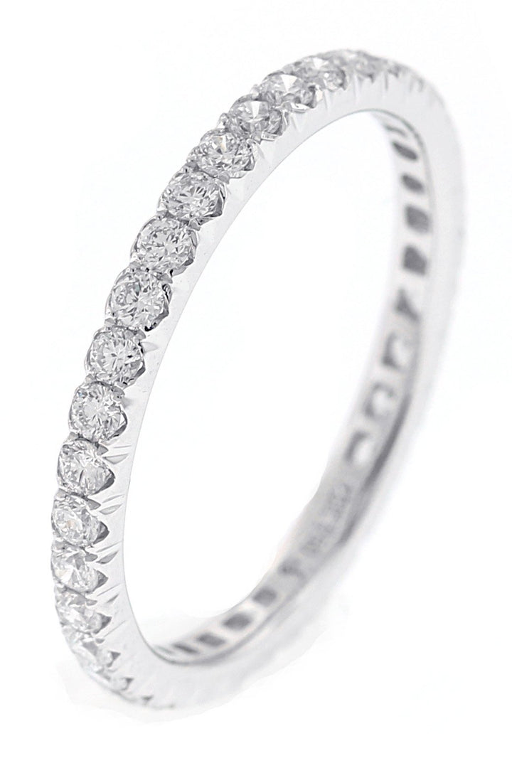 18kt White Gold Diamond Eternity Band