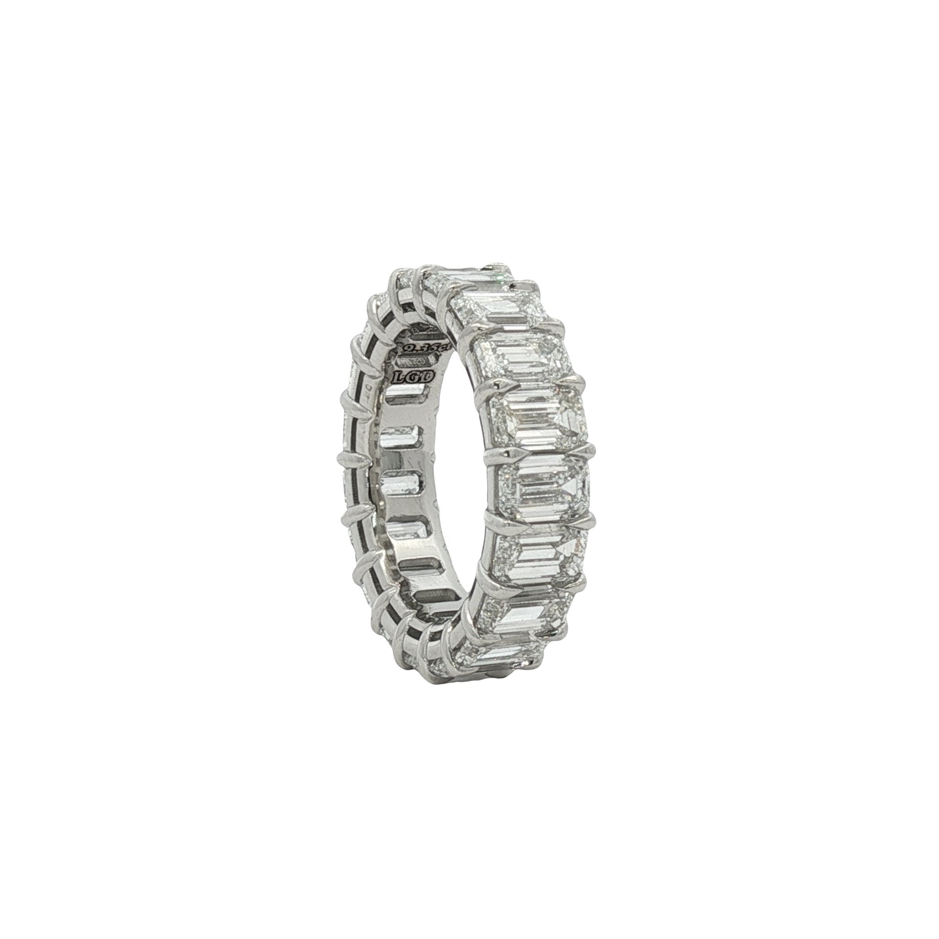 Platinum Lab Diamond Eternity Band