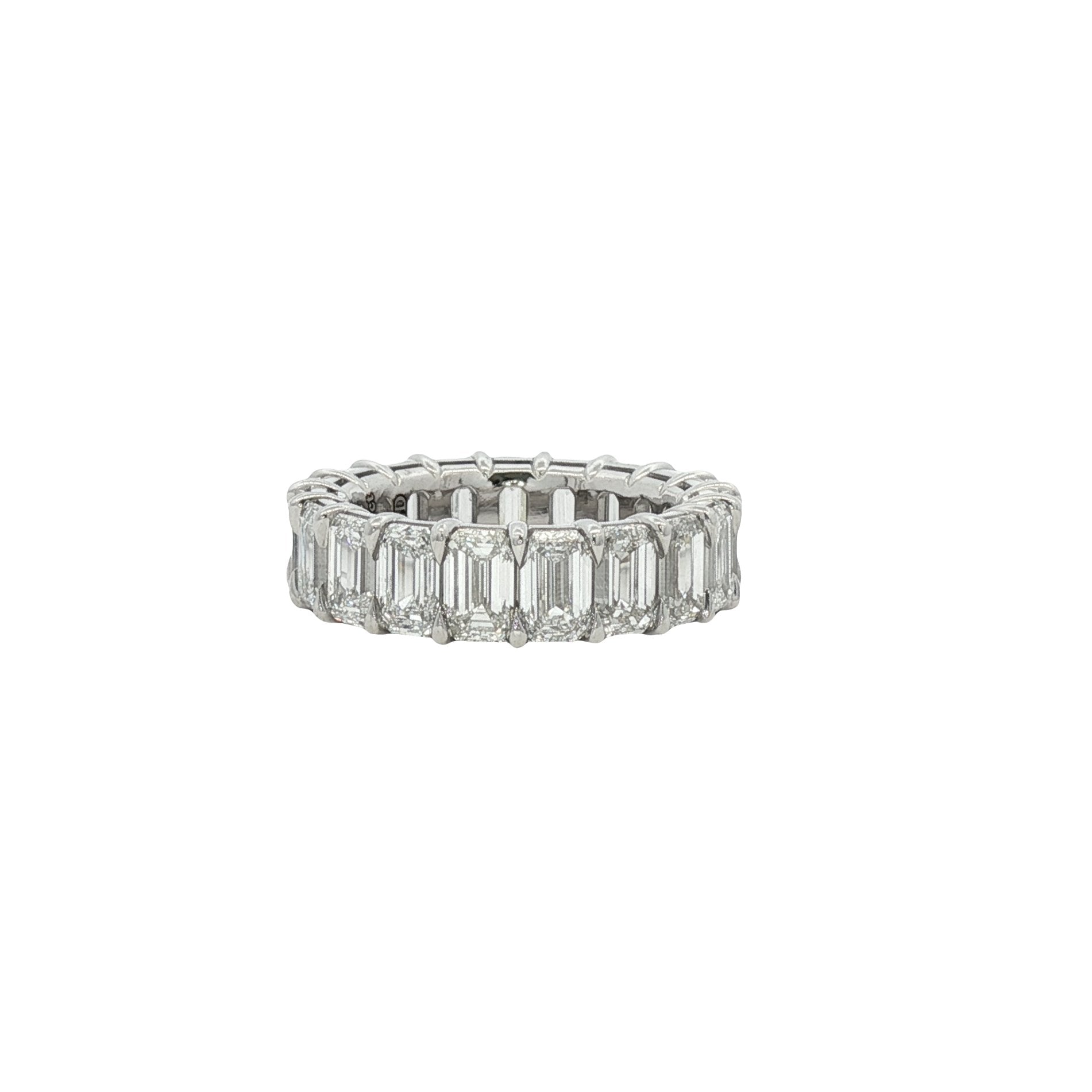Platinum Lab Diamond Eternity Band