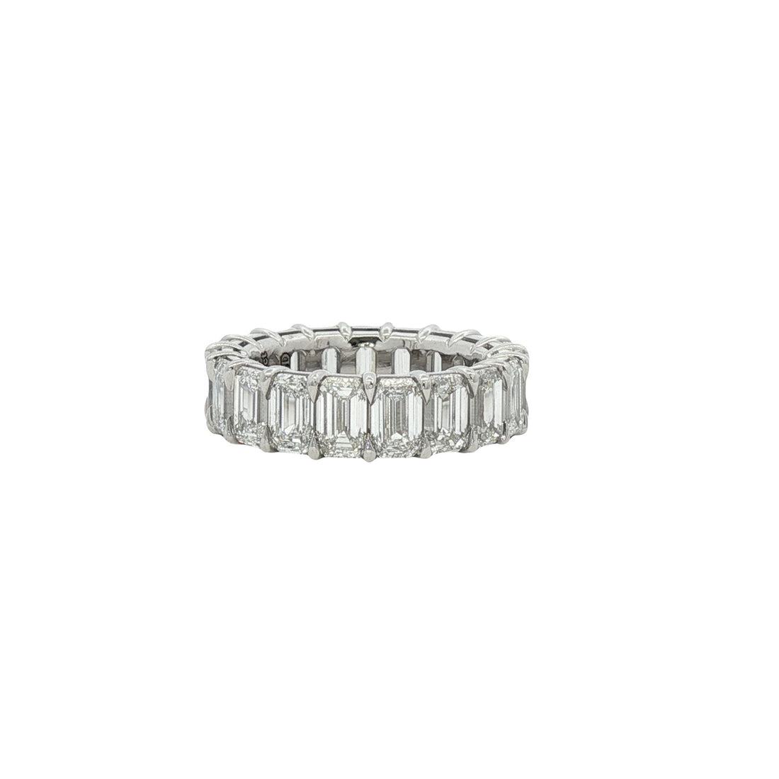 Platinum Lab Diamond Eternity Band