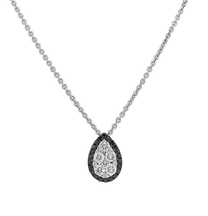 18kt White Gold Diamond Pendant