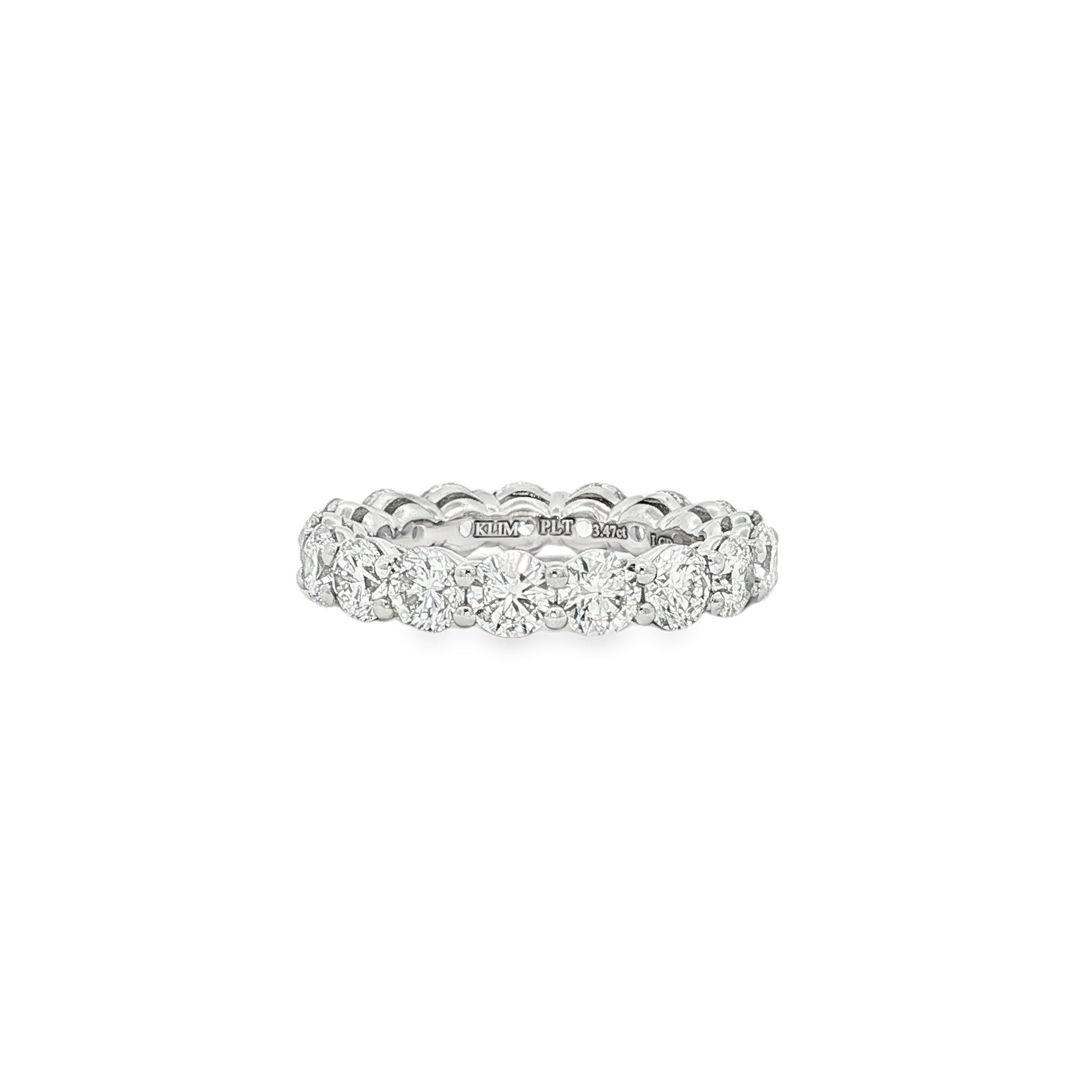 Platinum Lab Diamond Eternity Band