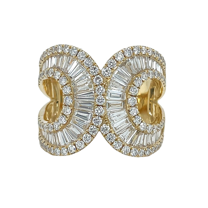 18kt Yellow Gold Diamond Ring