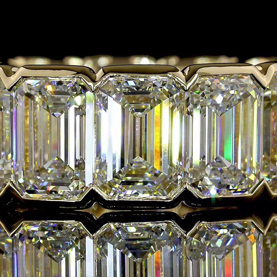 14kt Yellow Gold Lab Diamond Eternity Band