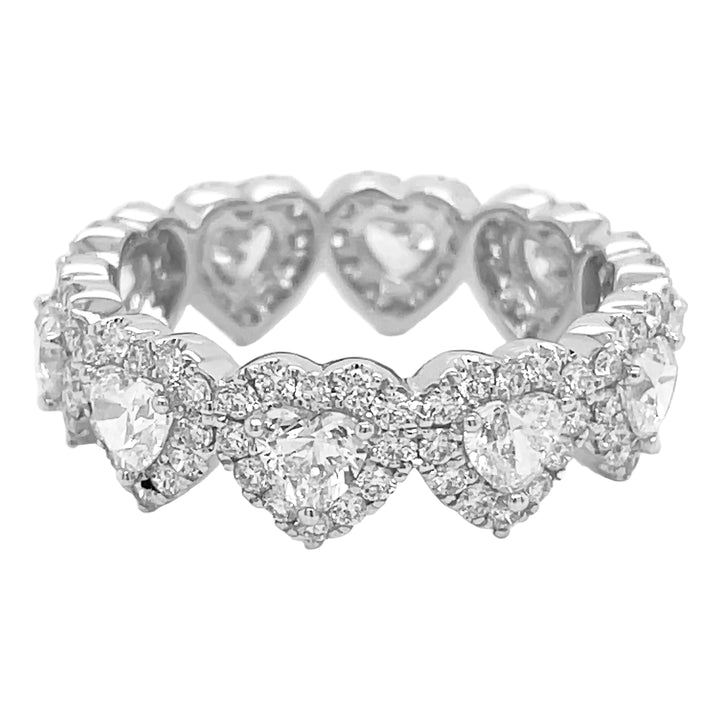 18kt White Gold Diamond Band