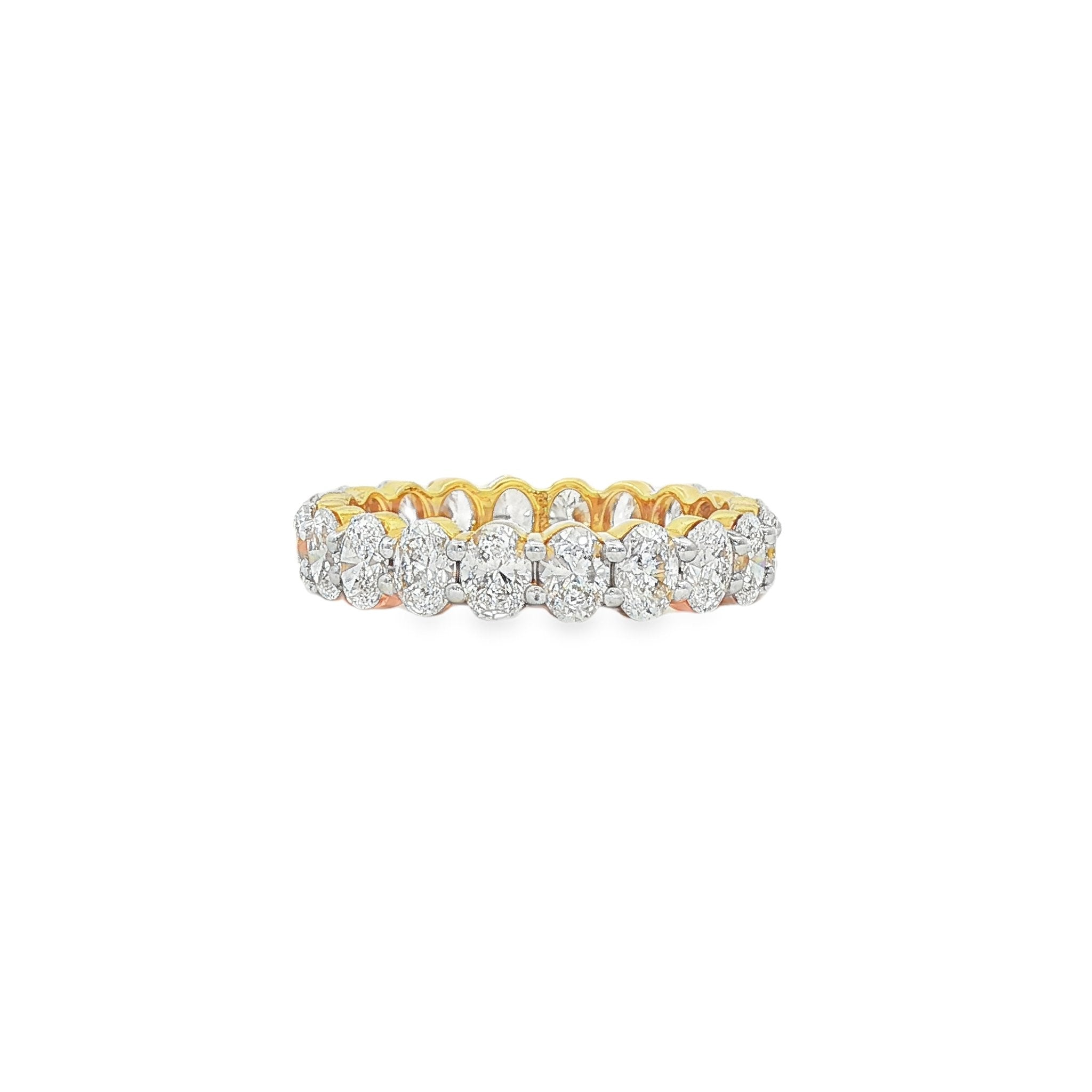 14kt Yellow Gold Lab Diamond Eternity Band