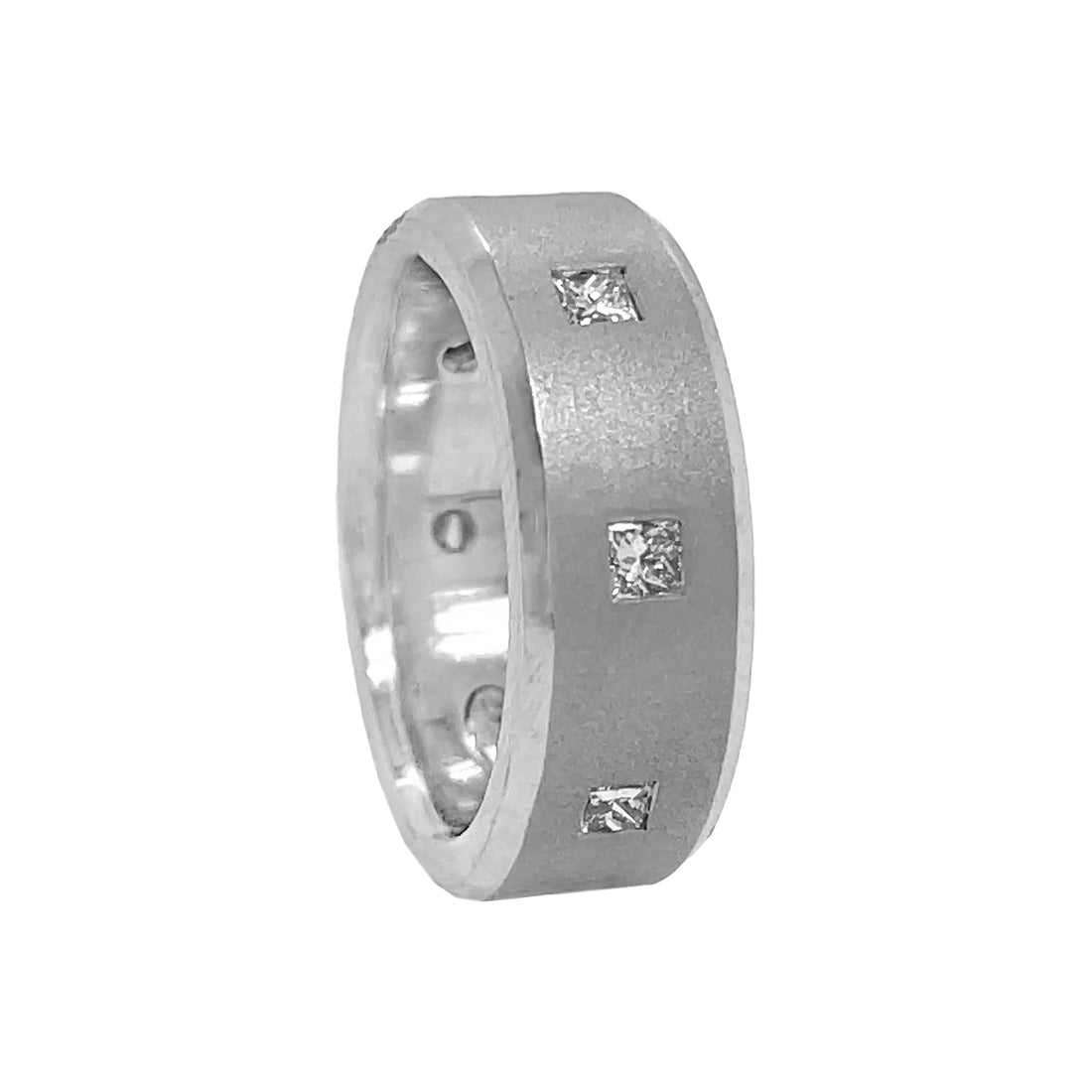 14kt White Gold Wedding Band