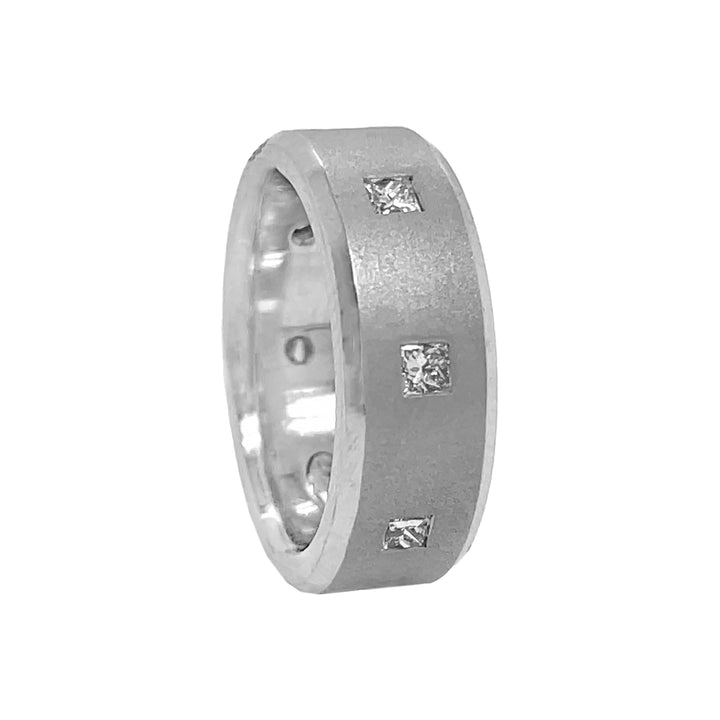 14kt White Gold Wedding Band