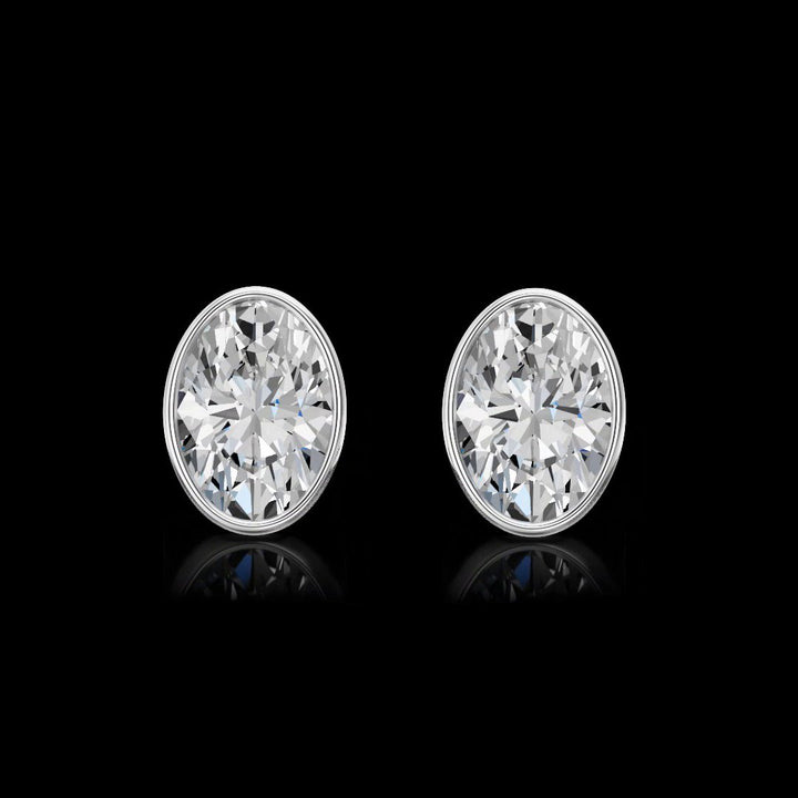 14kt White Gold Lab Diamond Studs