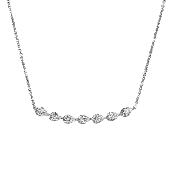 18kt White Gold Diamond Pendant