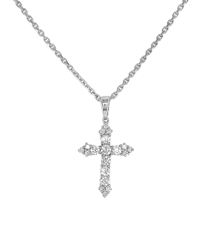18kt White Gold Diamond Pendant