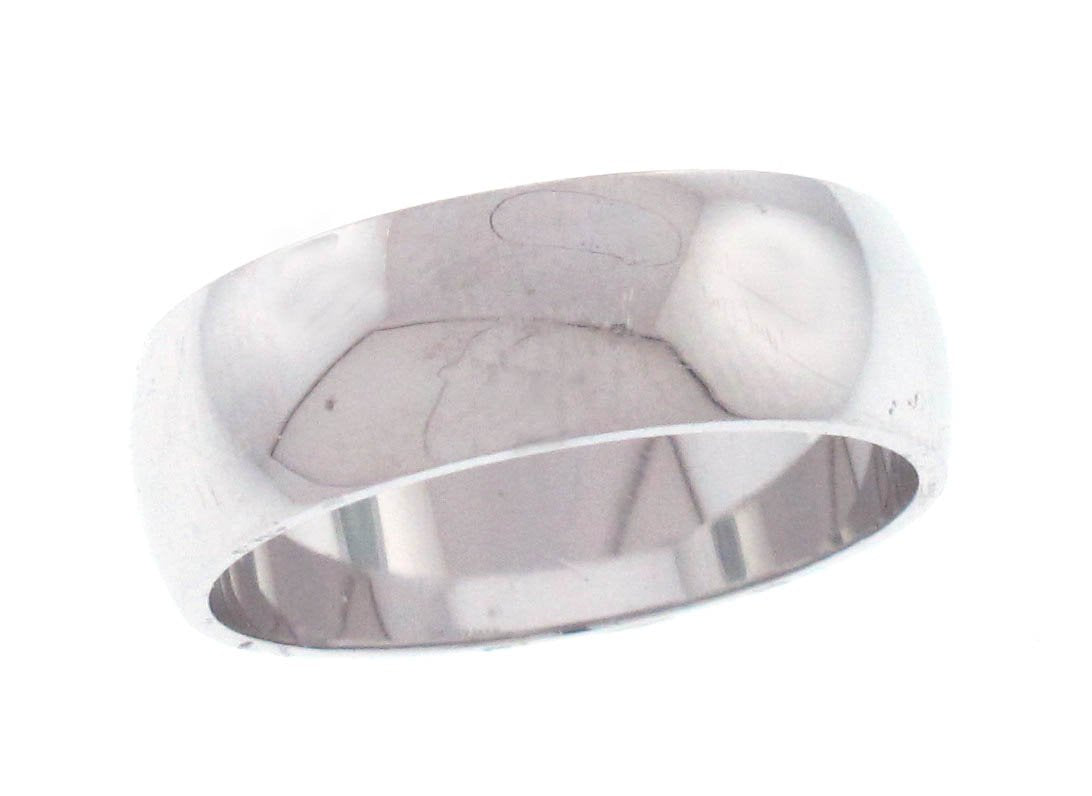 14kt White Gold Wedding Band