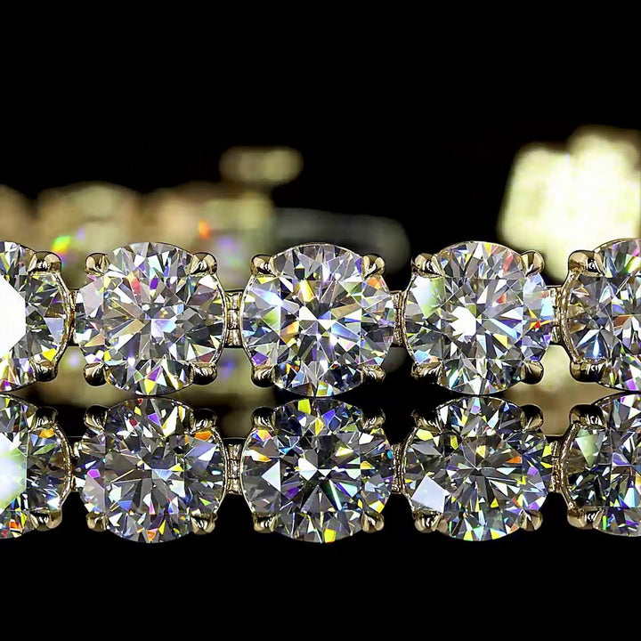 14kt White Gold Lab Diamond Tennis Bracelet