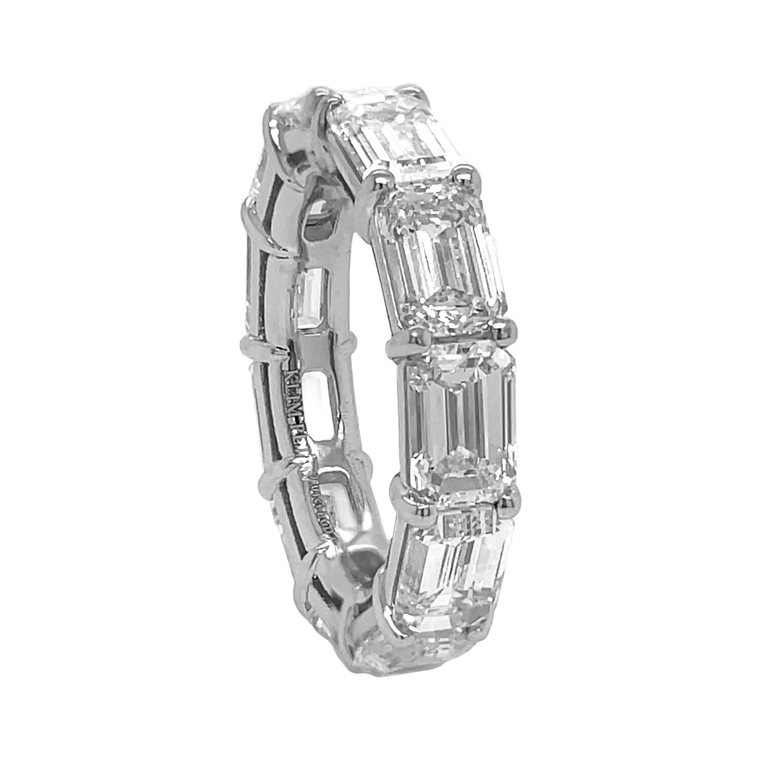 Platinum Lab Diamond Eternity Band