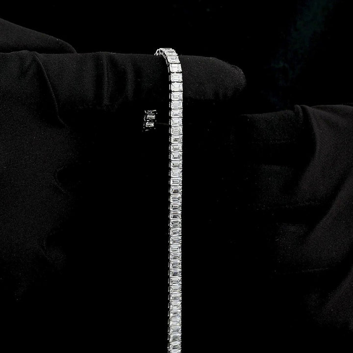 14kt White Gold Lab Diamond Tennis Bracelet