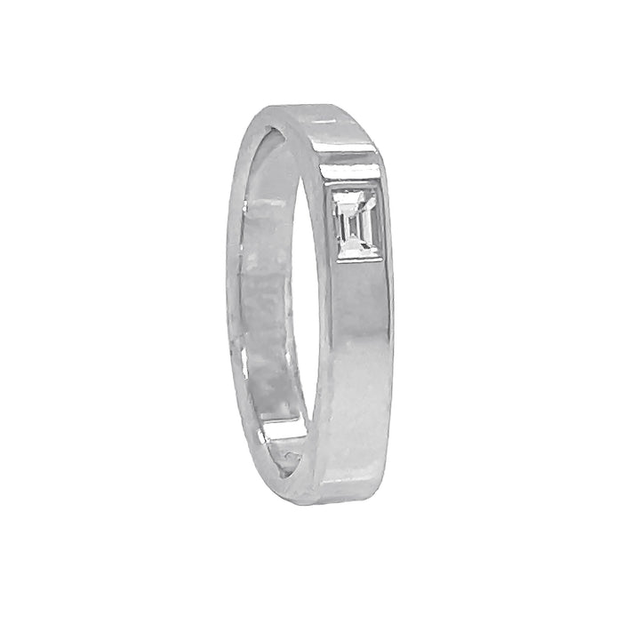 18kt White Gold Diamond Band