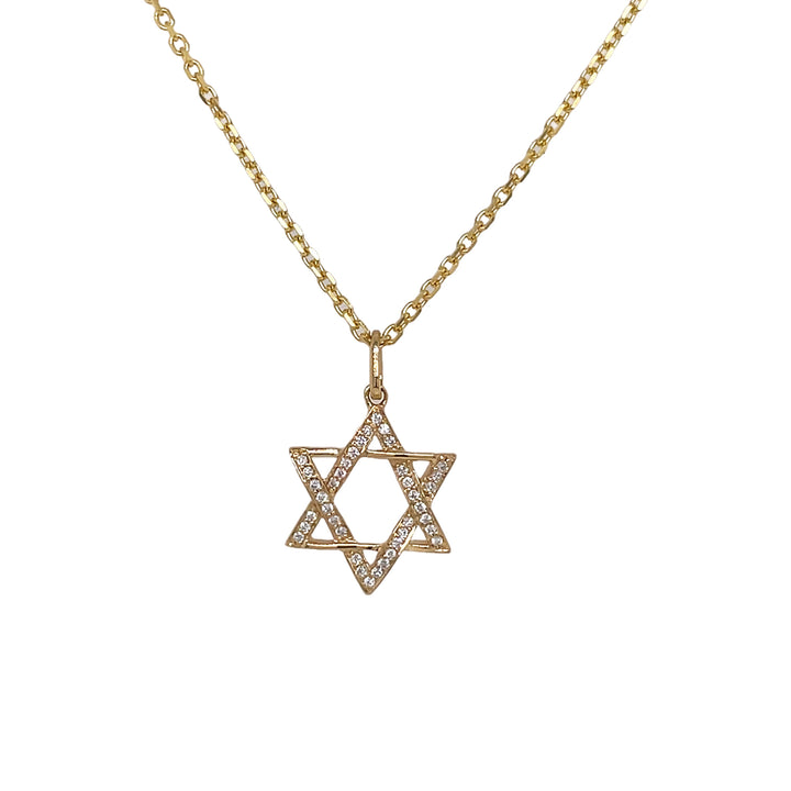 18kt Yellow Gold Diamond Pendant
