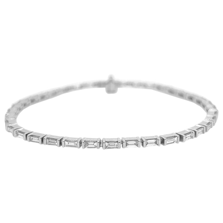 18kt White Gold Diamond Bracelet