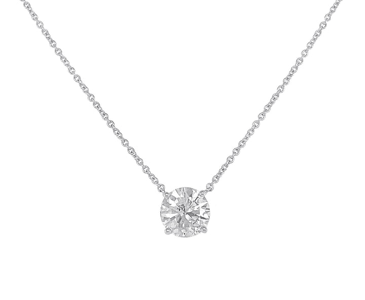 18kt White Gold Diamond Pendant
