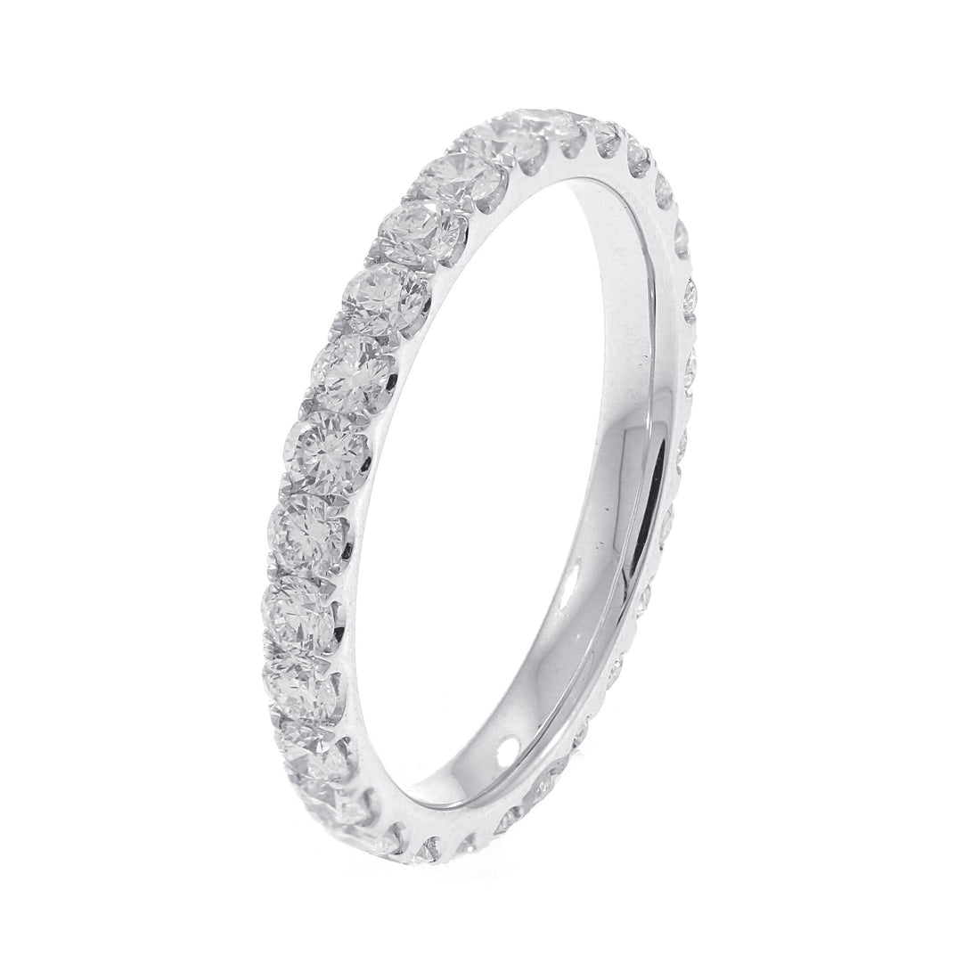 18Kt White Gold Diamond Eternity Band