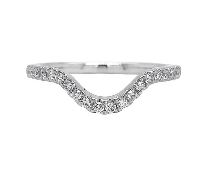 18kt White Gold Diamond Band