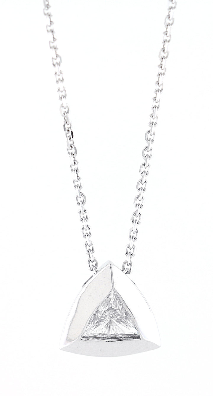 14kt White Gold Diamond Pendant
