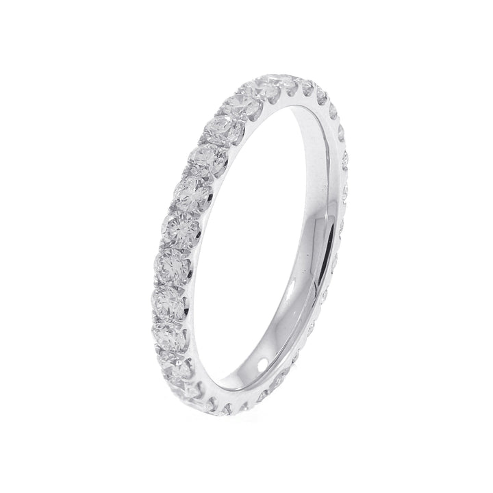 18kt White Gold Diamond Eternity Band