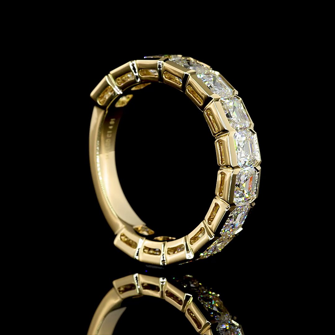 14kt Yellow Gold Lab Diamond Band