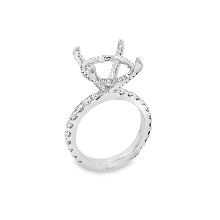 Platinum Lab Diamond Semi-Mount