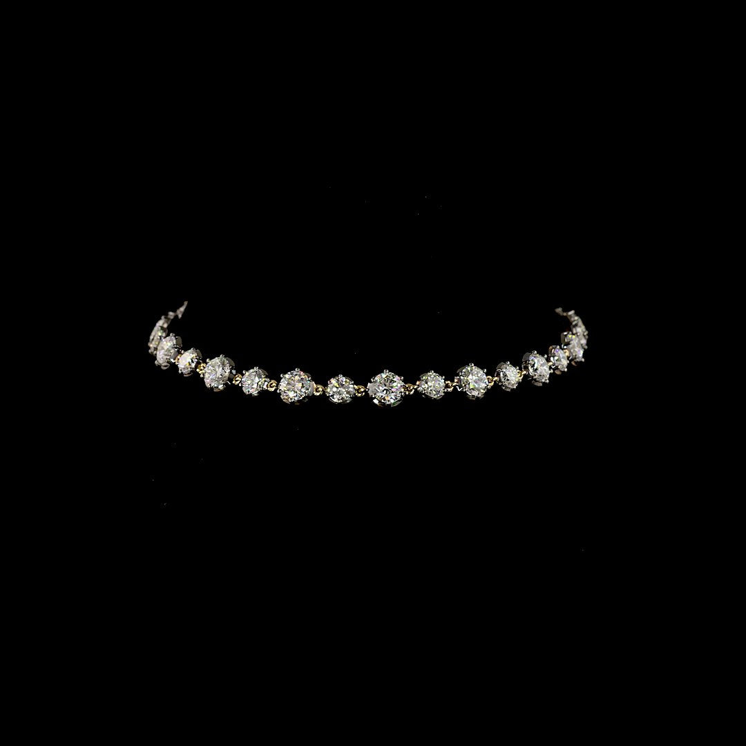 14kt Yellow Gold Lab Diamond Bracelet