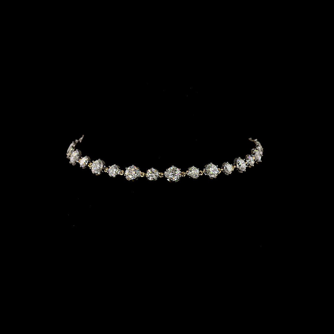 14kt Yellow Gold Lab Diamond Bracelet