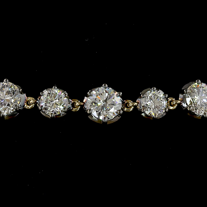 14kt Yellow Gold Lab Diamond Bracelet