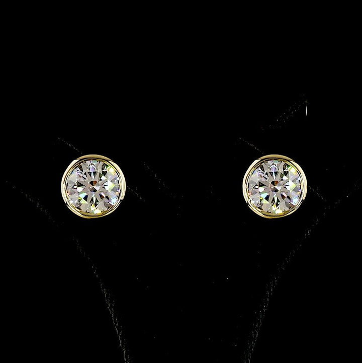 14kt Yellow Gold Lab Diamond Studs