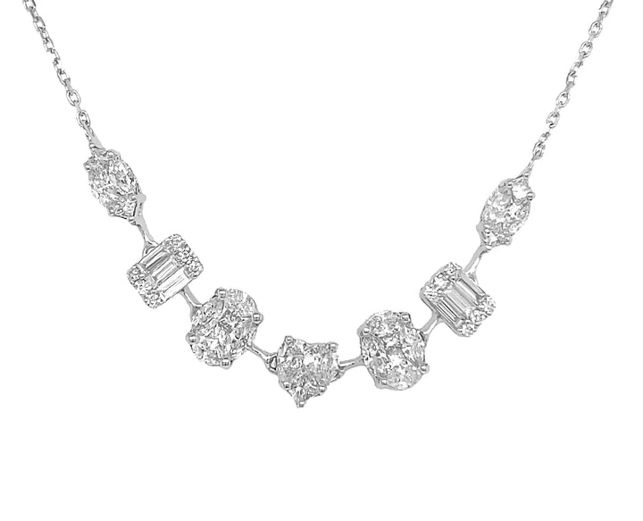 18kt White Gold Diamond Pendant