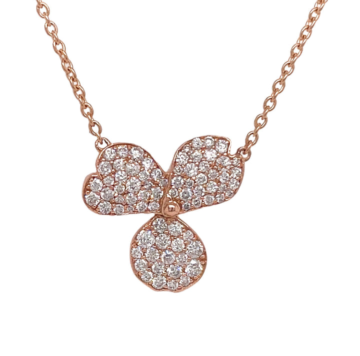 18kt Rose Gold Diamond Pendant