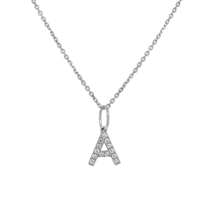 18kt White Gold Diamond Pendant
