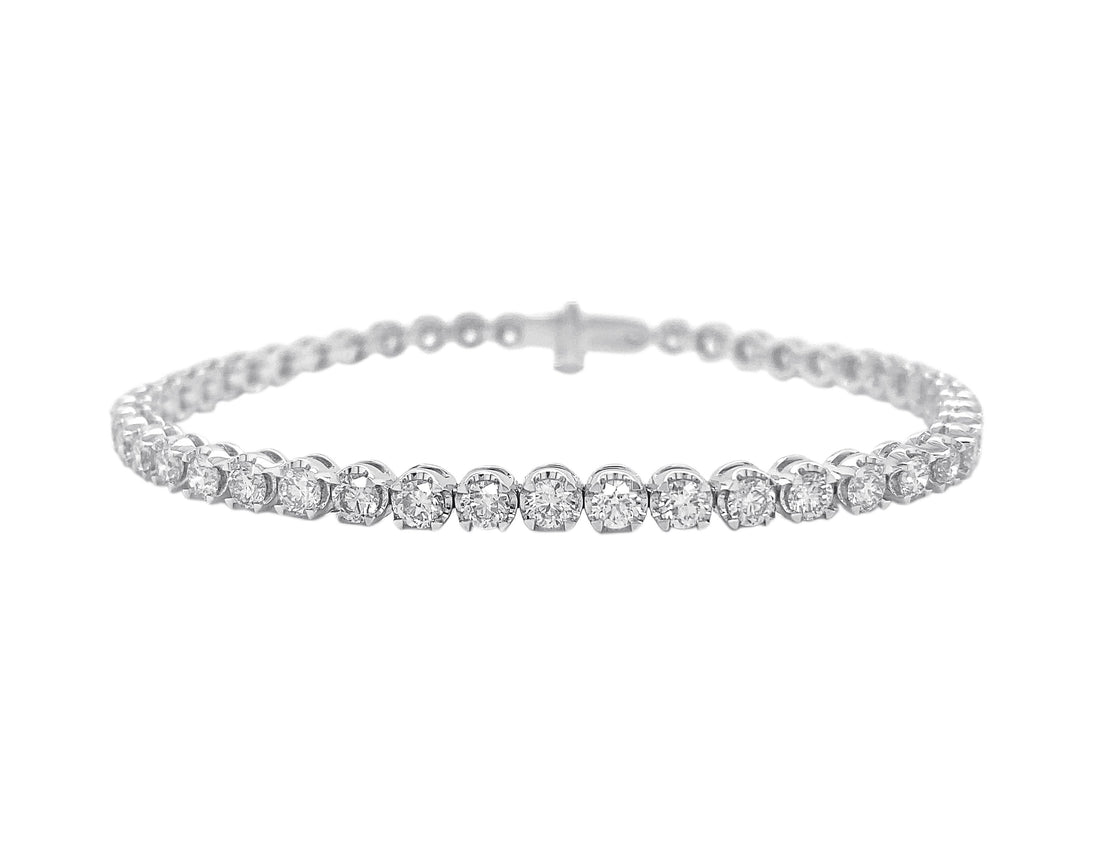 18kt White Gold Diamond Tennis Bracelet