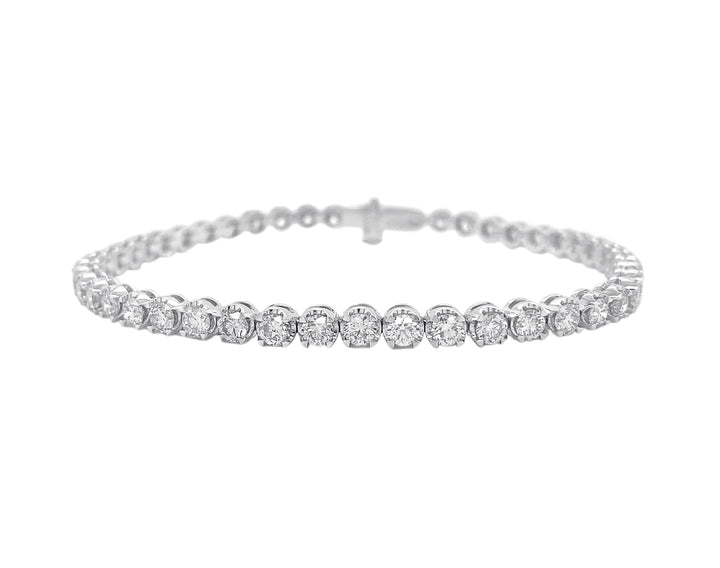 18kt White Gold Diamond Tennis Bracelet