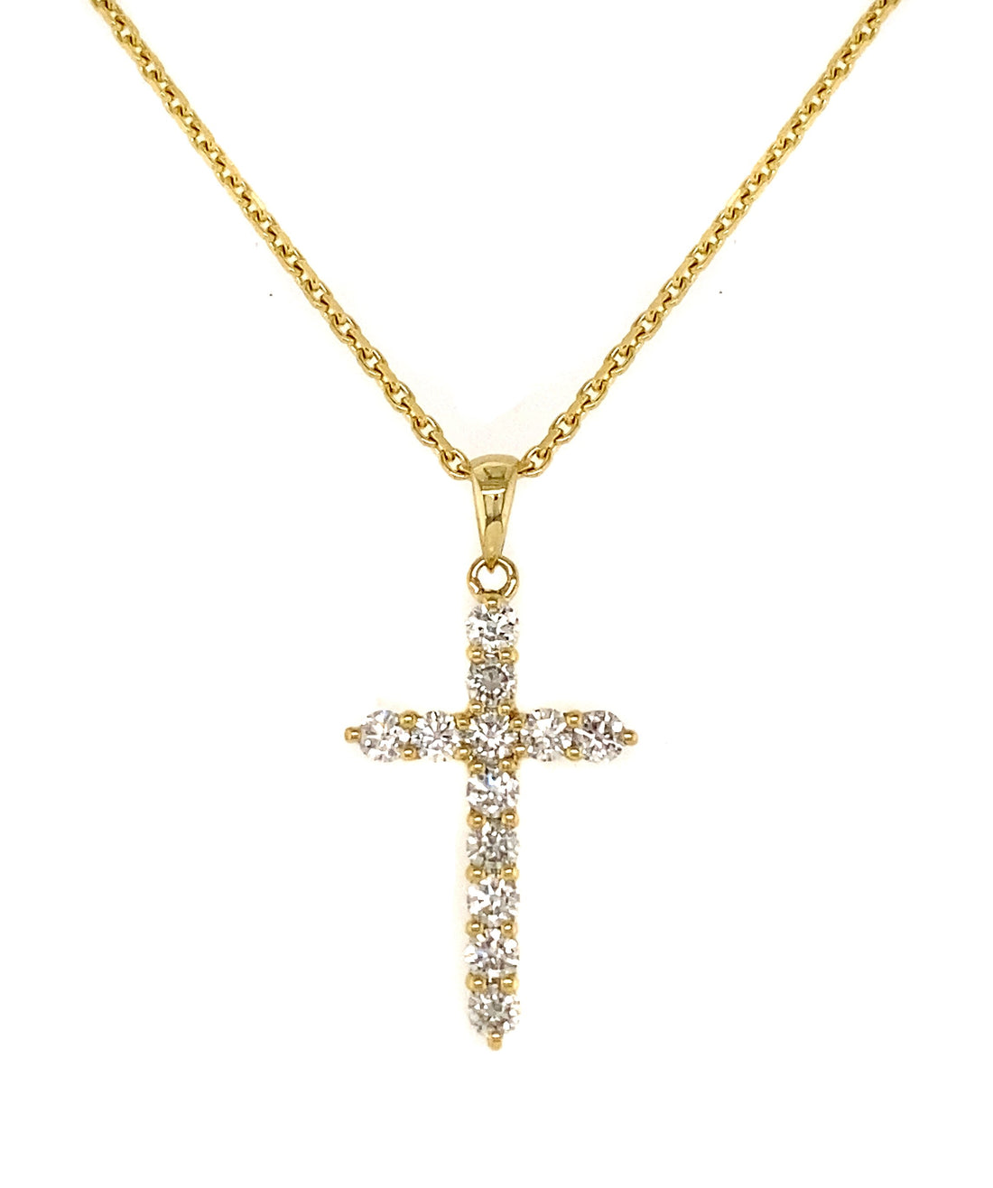 18kt Yellow Gold Diamond Pendant