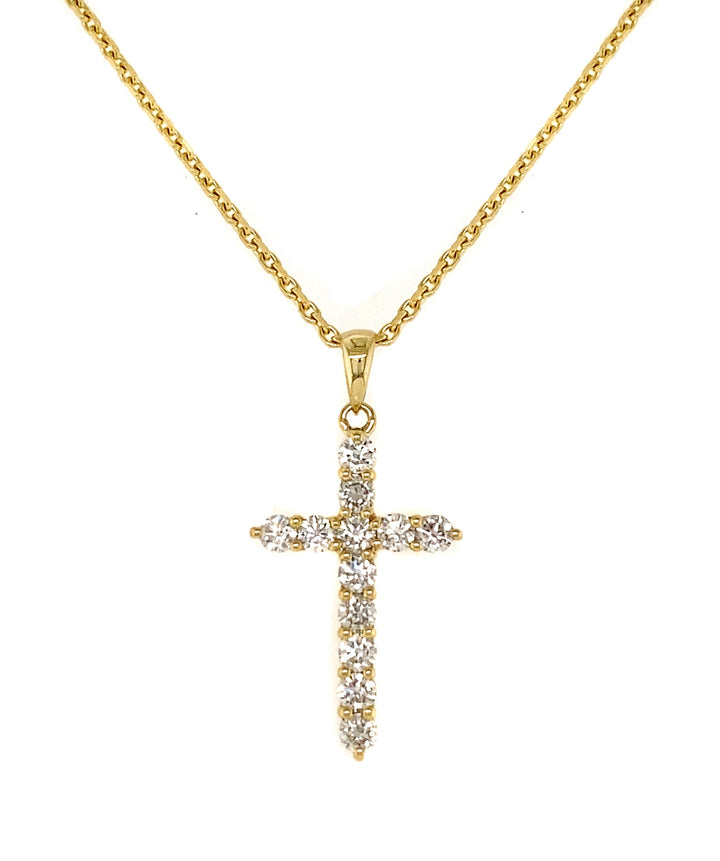 18kt Yellow Gold Diamond Pendant