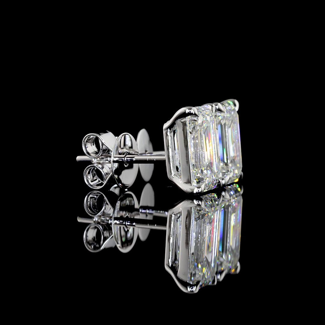 14kt White Gold Lab Diamond Studs