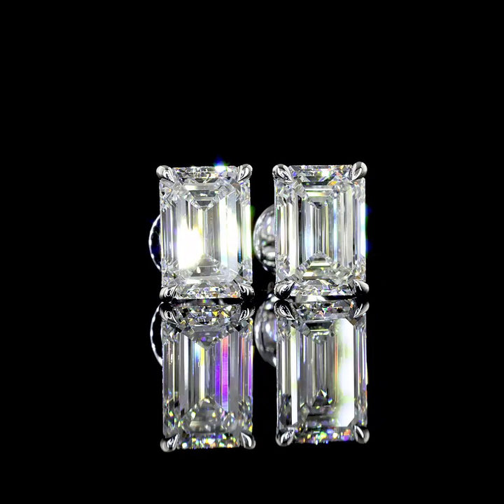 14kt White Gold Lab Diamond Studs