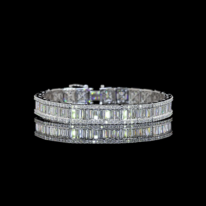 14kt White Gold Lab Diamond Tennis Bracelet