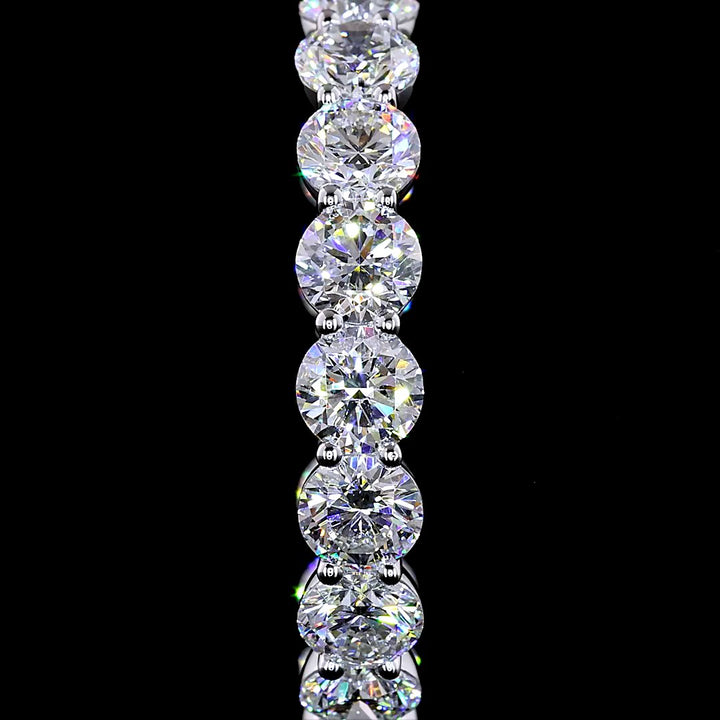 14kt White Gold Lab Diamond Hoops
