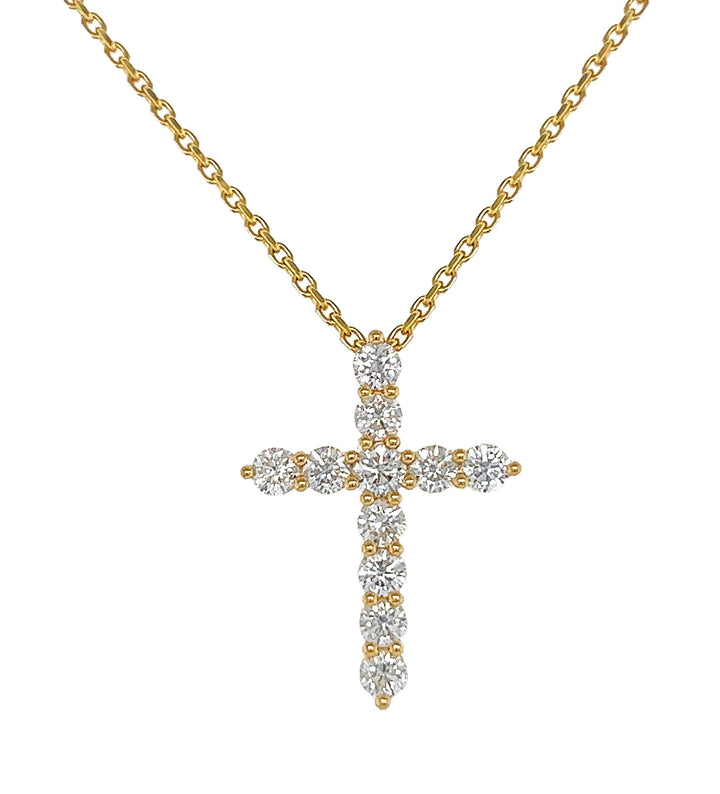 18kt Yellow Gold Diamond Pendant