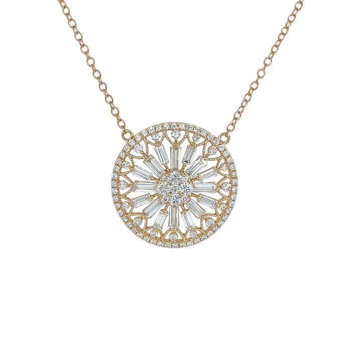 18kt Yellow Gold Diamond Pendant