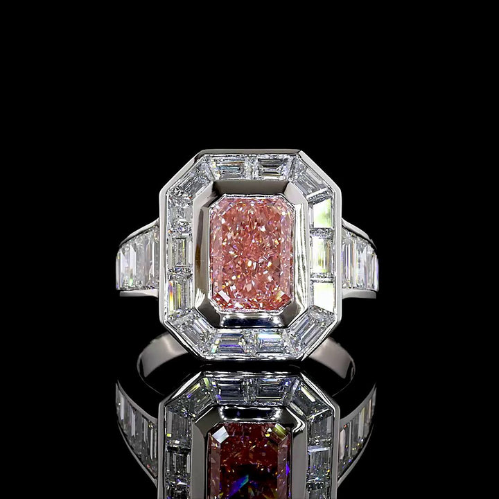 Platinum Lab Diamond Ring