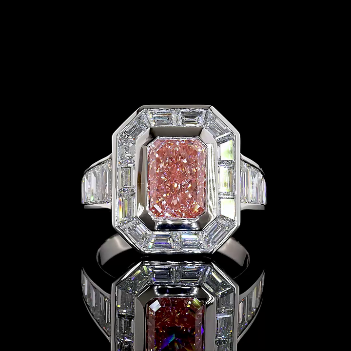 Platinum Lab Diamond Ring